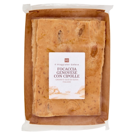 Focaccia Genevose con Cipolla Il Viaggiator Goloso